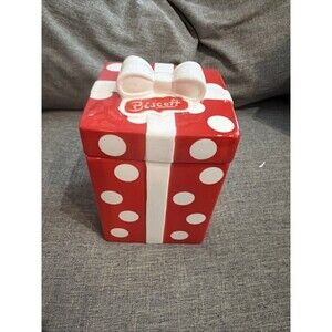 biscoff cookie jar- christmas present theme- rare